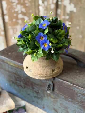 Glory Bloom Half Sphere | 8" | Blue | NOT CURRENTLY IN STOCK-New For Spring 2027!