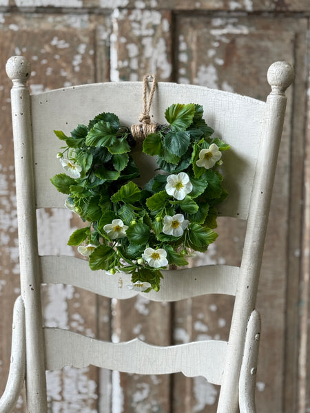 Glory Bloom Hanging Wreath | 9.5" | Cream | NOT CURRENTLY IN STOCK-New For Spring 2027!