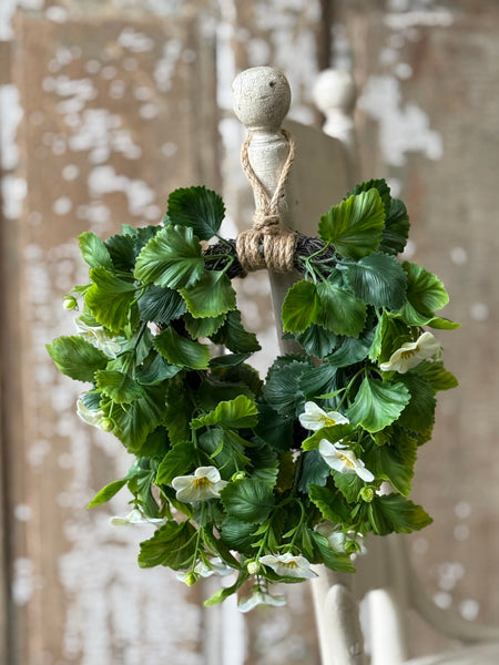 Glory Bloom Hanging Wreath | 9.5" | Cream | NOT CURRENTLY IN STOCK-New For Spring 2027!