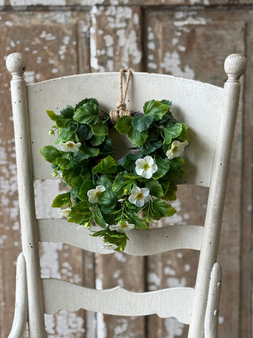 Glory Bloom Hanging Wreath | 9.5" | Cream | NOT CURRENTLY IN STOCK-New For Spring 2027!