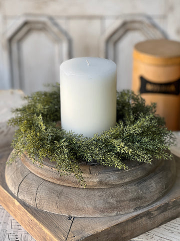 Whickham Wheat Candle Ring | 12" | Moss | SOLD OUT