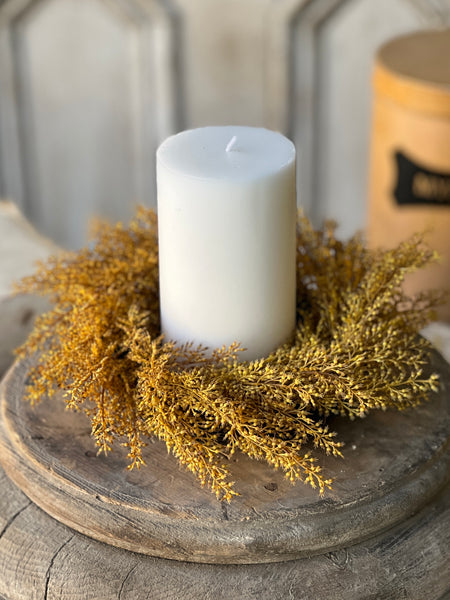 Whickham Wheat Candle Ring | 10" | Maize | SOLD OUT