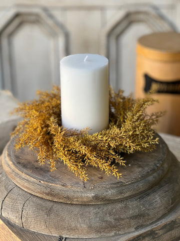 Whickham Wheat Candle Ring | 10" | Maize | SOLD OUT