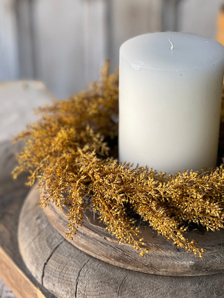 Whickham Wheat Candle Ring | 12" | Maize | SOLD OUT