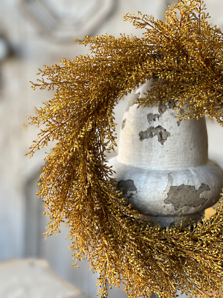 Whickham Wheat Candle Ring | 12" | Maize | SOLD OUT