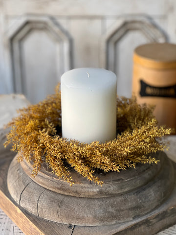 Whickham Wheat Candle Ring | 12" | Maize | SOLD OUT