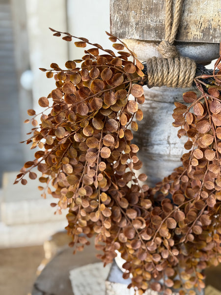 Cider Leaves Hanging Wreath | 15" | NOT CURRENTLY IN STOCK-New For Holiday 2026!