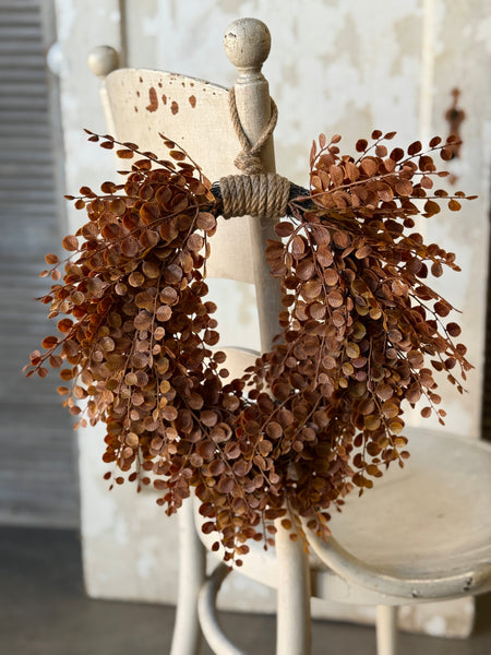 Cider Leaves Hanging Wreath | 15" | NOT CURRENTLY IN STOCK-New For Holiday 2026!