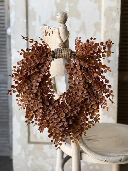 Cider Leaves Hanging Wreath | 15" | NOT CURRENTLY IN STOCK-New For Holiday 2026!