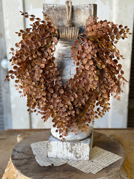 Cider Leaves Hanging Wreath | 15" | NOT CURRENTLY IN STOCK-New For Holiday 2026!
