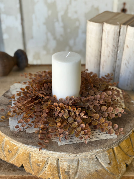 Cider Leaves Candle Ring | 12" | NOT CURRENTLY IN STOCK-New For Holiday 2026!