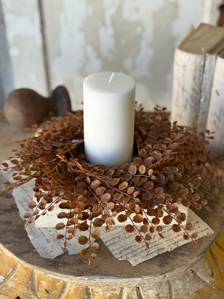Cider Leaves Candle Ring | 12" | NOT CURRENTLY IN STOCK-New For Holiday 2026!