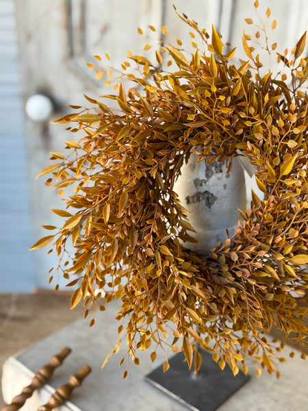 Barley Twist Sage Candle Ring | 12” | NOT CURRENTLY IN STOCK-New For Holiday 2026!