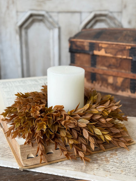 Sienna Hollow Candle Ring | 14” | NOT CURRENTLY IN STOCK-New For Holiday 2026!