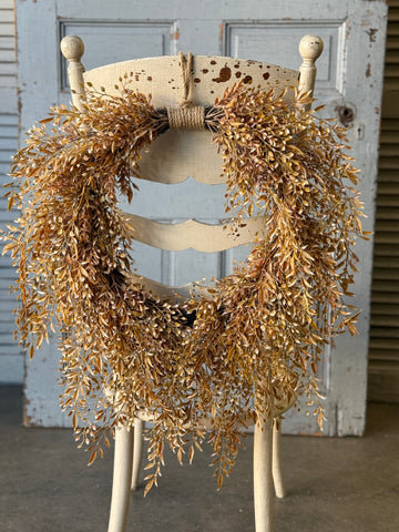 Ambermist Sage Hanging Wreath | 23.5" | NOT CURRENTLY IN STOCK-New For Holiday 2026!
