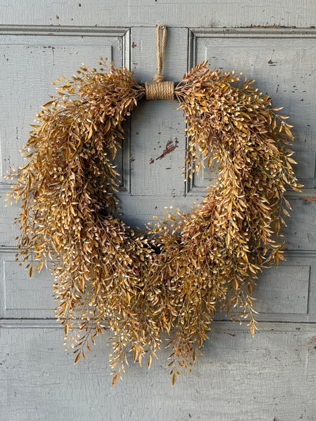Ambermist Sage Hanging Wreath | 23.5" | NOT CURRENTLY IN STOCK-New For Holiday 2026!