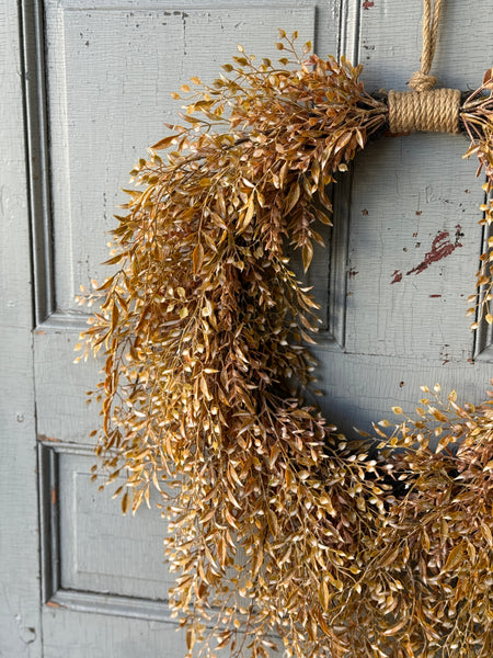 Ambermist Sage Hanging Wreath | 23.5" | NOT CURRENTLY IN STOCK-New For Holiday 2026!