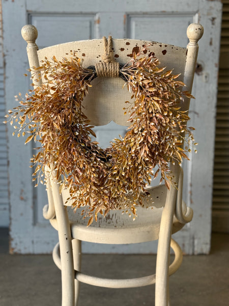 Ambermist Sage Hanging Wreath | 15" | NOT CURRENTLY IN STOCK-New For Holiday 2026!