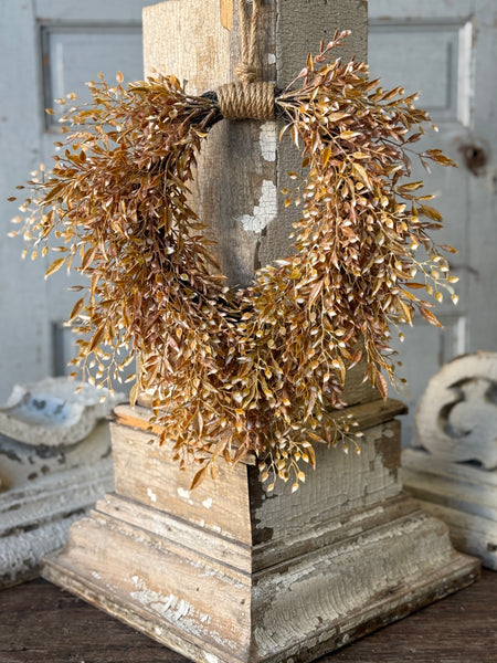 Ambermist Sage Hanging Wreath | 15" | NOT CURRENTLY IN STOCK-New For Holiday 2026!