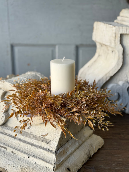 Ambermist Sage Candle Ring | 14" | NOT CURRENTLY IN STOCK-New For Holiday 2026!
