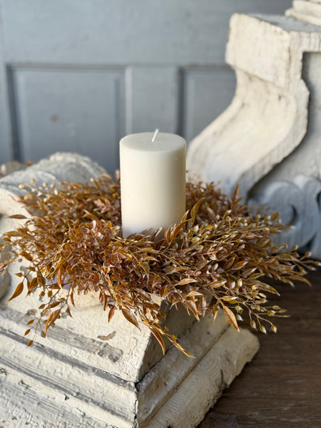 Ambermist Sage Candle Ring | 14" | NOT CURRENTLY IN STOCK-New For Holiday 2026!