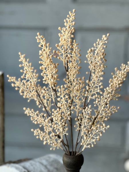 Corduroy Berry Bush | 16.5" | Cream | SOLD OUT