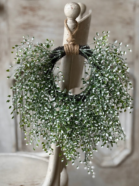 Little Luna Hanging Wreath | 13.25" | Green | NOT CURRENTLY IN STOCK-New For Spring 2027!