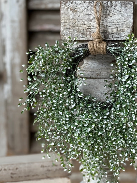 Little Luna Hanging Wreath | 13.25" | Green | NOT CURRENTLY IN STOCK-New For Spring 2027!