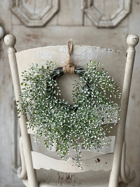 Little Luna Hanging Wreath | 13.25" | Green | NOT CURRENTLY IN STOCK-New For Spring 2027!