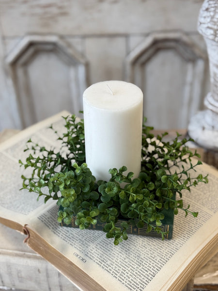 Cicero Eucalyptus Candle Ring | 9" | NOT CURRENTLY IN STOCK-New For Spring 2027!