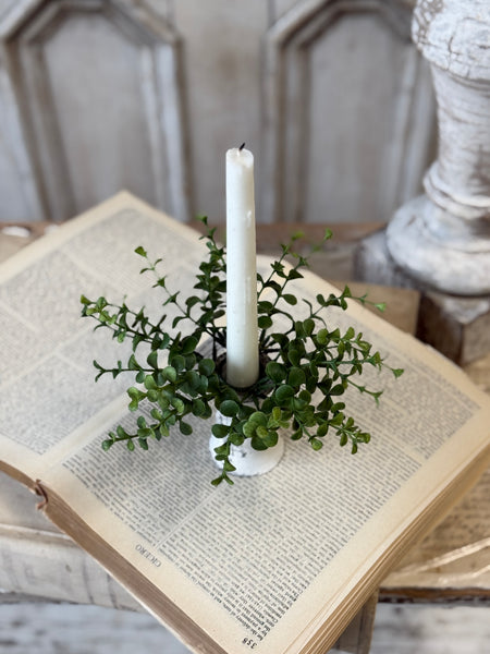 Cicero Eucalyptus Candle Ring | 6" | NOT CURRENTLY IN STOCK-New For Spring 2027!