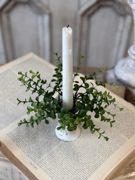 Cicero Eucalyptus Candle Ring | 6" | NOT CURRENTLY IN STOCK-New For Spring 2027!