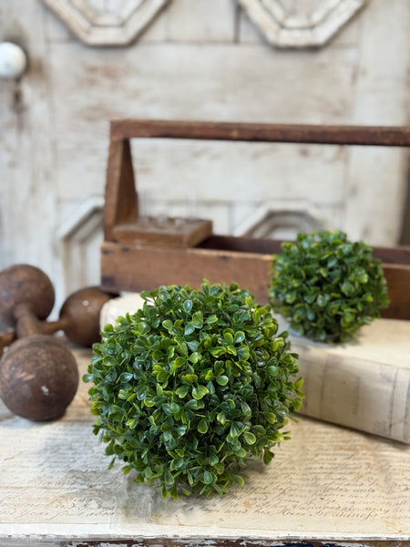 Carrick Boxwood Ball | 5" | NOT CURRENTLY IN STOCK-New For Spring 2027!