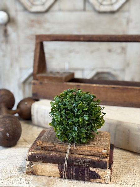 Carrick Boxwood Ball | 5" | NOT CURRENTLY IN STOCK-New For Spring 2027!