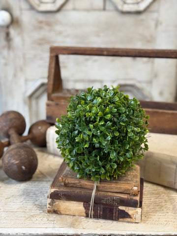 Carrick Boxwood Ball | 7" | NOT CURRENTLY IN STOCK-New For Spring 2027!