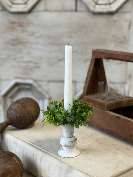Carrick Boxwood Candle Ring | 4.5" | NOT CURRENTLY IN STOCK-New For Spring 2027!
