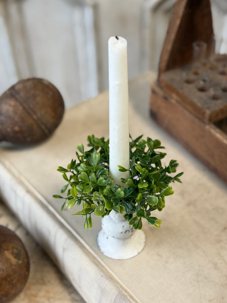 Carrick Boxwood Candle Ring | 4.5" | NOT CURRENTLY IN STOCK-New For Spring 2027!