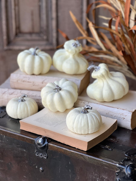 Casper Pumpkins | 6 pcs | NEW CLOSEOUT + CLEAN UP SPECIAL!  From $5.75 - Last 42 sets!