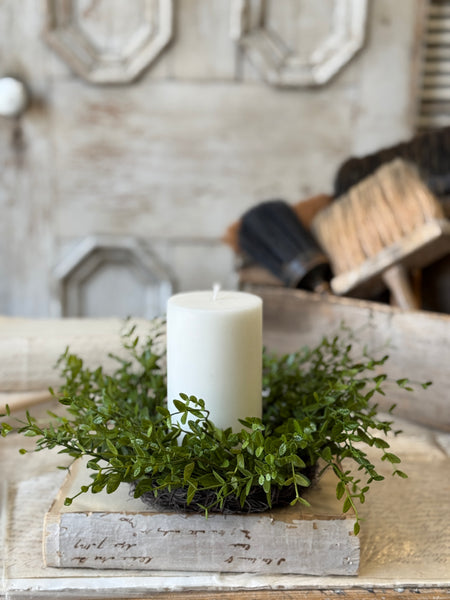Amity Leaves Candle Ring | 10" | NOT CURRENTLY IN STOCK-New For Spring 2027!