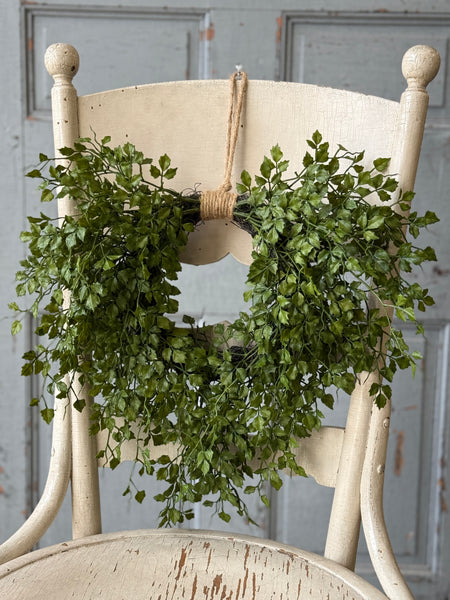 Tansy Leaf Hanging Wreath | 16" | NOT CURRENTLY IN STOCK-New For Spring 2027!