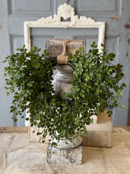 Tansy Leaf Hanging Wreath | 16" | NOT CURRENTLY IN STOCK-New For Spring 2027!