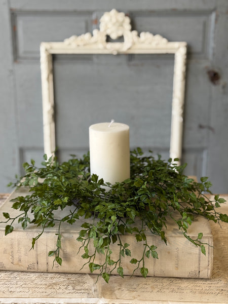Tansy Leaf Candle Ring | 14" | NOT CURRENTLY IN STOCK-New For Spring 2027!