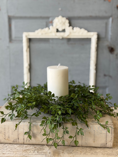 Tansy Leaf Candle Ring | 14" | NOT CURRENTLY IN STOCK-New For Spring 2027!