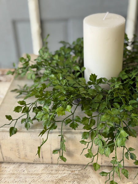 Tansy Leaf Candle Ring | 14" | NOT CURRENTLY IN STOCK-New For Spring 2027!