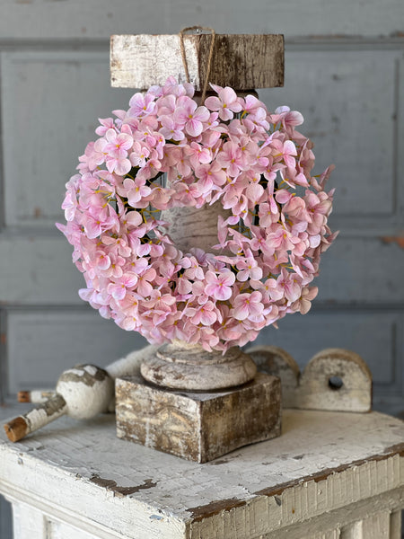 Saylor Hydrangea Wreath | 12" | Pink | NOT CURRENTLY IN STOCK-New For Spring 2026!