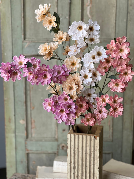 Frill Flower Spray | 39" | Cream | NOT CURRENTLY IN STOCK-New For Spring 2026!