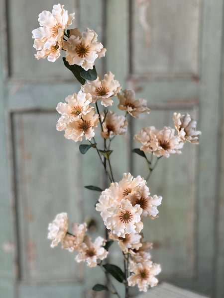 Frill Flower Spray | 39" | Dawning | NOT CURRENTLY IN STOCK-New For Spring 2026!
