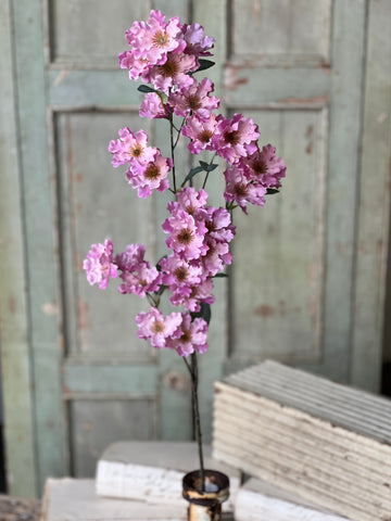 Frill Flower Spray | 39" | Plush | NOT CURRENTLY IN STOCK-New For Spring 2026!