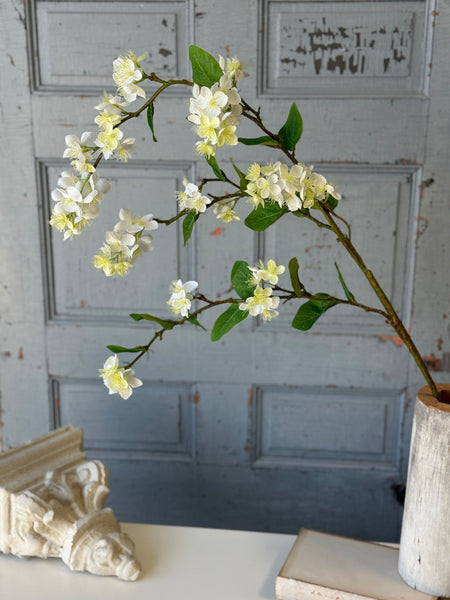 Lariat Blossom Spray | 47" | White | NOT CURRENTLY IN STOCK-New For Spring 2027!