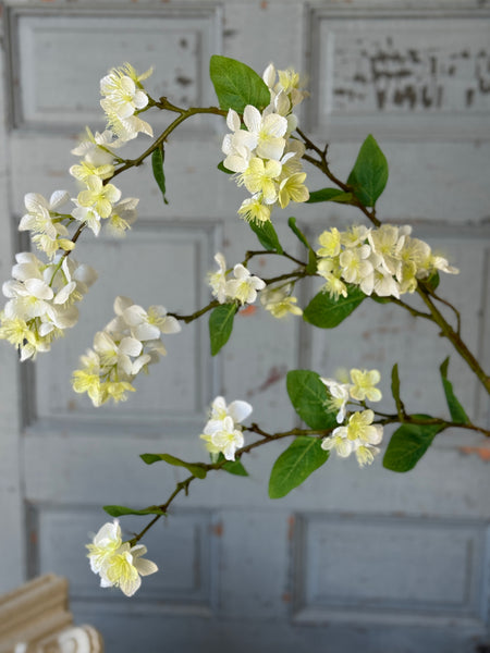 Lariat Blossom Spray | 47" | White | NOT CURRENTLY IN STOCK-New For Spring 2027!